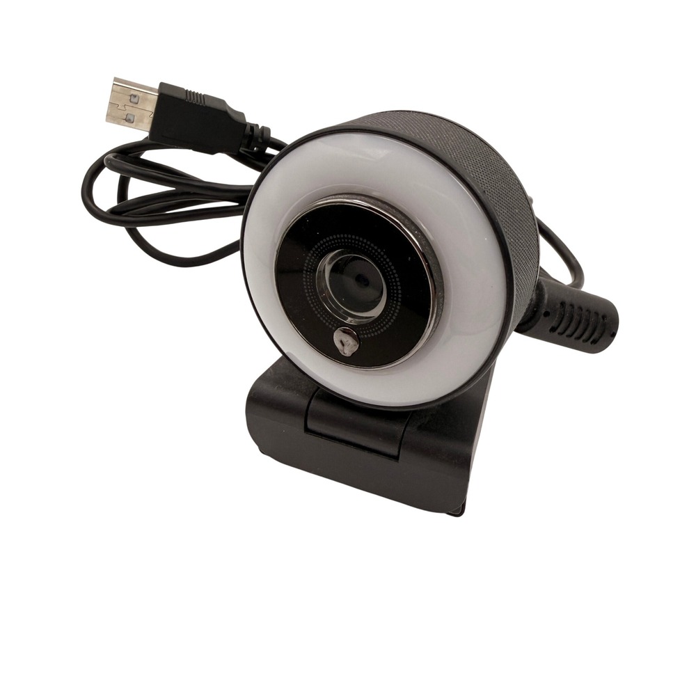 Vitade HD960 Webcam Black Ring Light Streaming Video Camera Tripod Mount
